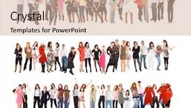  Presentation with business culture - PPT theme consisting of corporate culture business idea background and a soft green colored foreground