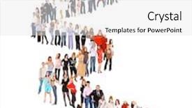  Presentation with culture - Cool new presentation theme with corporate culture concept image backdrop and a white colored foreground