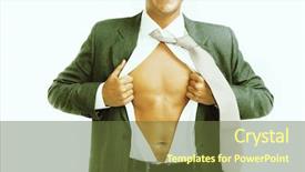  Presentation with computer vision and image processing - Amazing presentation having corporate fitness - cross-processed image of a businessman backdrop and a tawny brown colored foreground