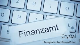  Presentation with front office - Amazing presentation having corporate governance - folder for files in hanging backdrop and a light blue colored foreground