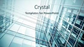  Presentation with governance - Presentation theme having corporate governance - panoramic and perspective wide angle background and a sky blue colored foreground