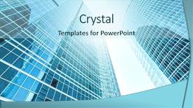  Presentation with governance - Slide set having corporate governance - panoramic and perspective wide angle background and a sky blue colored foreground