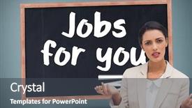  Presentation with satalitte image - PPT layouts enhanced with corporate job lost - composite image of confused businesswoman background and a dark gray colored foreground