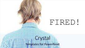  Presentation with fire alarm office - Amazing PPT layouts having corporate job lost - fired office worker isolated backdrop and a  colored foreground