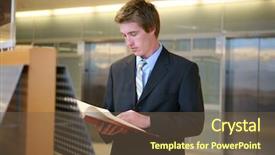  Presentation with library research - Audience pleasing slide set consisting of corporate law - business man doing research backdrop and a tawny brown colored foreground