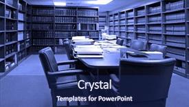  Presentation with conference table microphones - Audience pleasing PPT layouts consisting of corporate library - conference room table with several backdrop and a  colored foreground