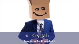  Presentation with diversity students friends happiness concept - Colorful PPT layouts enhanced with corporate personality - excited happy businessman in happiness backdrop and a ocean colored foreground