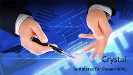  Presentation with sexual harassment workplace - Audience pleasing presentation theme consisting of corporate security - workplace businessman charts securities charts backdrop and a teal colored foreground