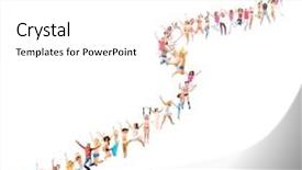  Presentation with culture - Audience pleasing slide set consisting of corporate teamwork office culture backdrop and a white colored foreground