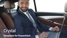  Presentation with fatherhood and working - PPT layouts having corporate travel sales - businessman working on laptop keyboard background and a tawny brown colored foreground