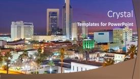  Presentation with pittsburgh pennsylvania usa city skyline - PPT theme consisting of corpus-christi-texas-usa-skyline background and a ocean colored foreground