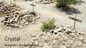  Presentation with phoenix arizona neighborhood - Beautiful presentation design featuring corral - boothill graveyard in tombstone arizona backdrop and a soft green colored foreground
