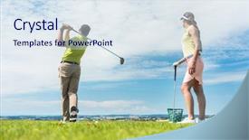  Presentation with young business woman smile show - Audience pleasing PPT layouts consisting of correct move for striking backdrop and a sky blue colored foreground