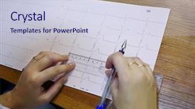  Presentation with research paper big data - Beautiful PPT layouts featuring corrections investigation - doctor use ruler and pen backdrop and a lemonade colored foreground