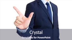  Presentation with show - Cool new theme with correctional officers - businessman show with tick backdrop and a navy blue colored foreground