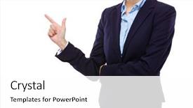  Presentation with dermacentor tick - PPT theme consisting of correctional officers - businesswoman hand with tick sign background and a white colored foreground