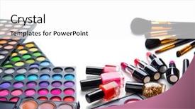  Presentation with tints - Amazing slides having corrector - makeup make-up set palette backdrop and a white colored foreground