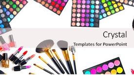  Presentation with tints - Colorful slide deck enhanced with corrector - makeup make-up set palette backdrop and a lemonade colored foreground