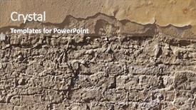  Presentation with facade - Beautiful presentation theme featuring corroded plaster and exposed brick backdrop and a  colored foreground