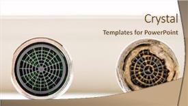  Presentation with engineering - Slide deck enhanced with corrosion control - sanitary engineering new and used background and a cream colored foreground