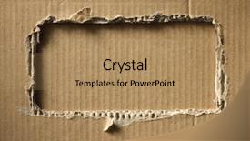  Presentation with corrugated cardboard - Beautiful PPT layouts featuring corrugated cardboard as a background backdrop and a coral colored foreground