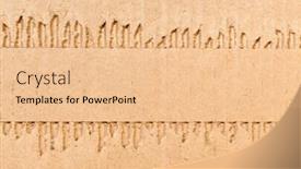  Presentation with corrugated cardboard - Slide set featuring corrugated-cardboard-background-with-space background and a lemonade colored foreground