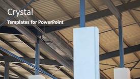  Presentation with corrugated iron - Cool new slide deck with corrugated-iron-metal-sheets backdrop and a tawny brown colored foreground