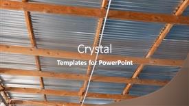  Presentation with corrugated iron - Slide deck enhanced with corrugated-iron-roof-and-wooden and a coral colored foreground
