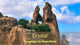  Presentation with hear - Presentation theme enhanced with corsica-island-france-amazing-red background and a tawny brown colored foreground