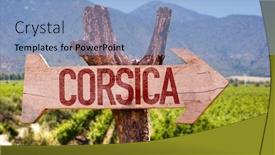  Presentation with winery - Theme enhanced with corsica-wooden-sign-with-winery background and a light blue colored foreground