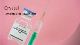  Presentation with hormone - PPT layouts enhanced with corticotropin-releasing-hormone-crh-test background and a coral colored foreground