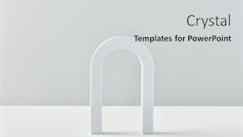  Presentation with art deco - Presentation theme featuring cosmetic-art-deco-arch-display background and a light gray colored foreground