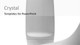  Presentation with cosmetic - Slide deck featuring cosmetic-bottle-isolated-on-white background and a white colored foreground