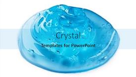  Presentation with quality product - Presentation theme featuring cosmetic-cream-gel-texture-isolated background and a cyan colored foreground