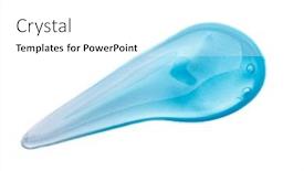  Presentation with quality product - PPT theme consisting of ointment - cosmetic cream gel texture isolated background and a white colored foreground