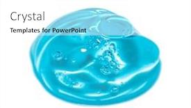  Presentation with quality product - Amazing slide set having cosmetic-cream-gel-texture-isolated backdrop and a white colored foreground