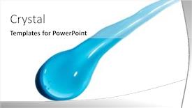  Presentation with beauty-cosmetic - Cool new slides with cosmetic-cream-transparent-liquid-gel backdrop and a white colored foreground