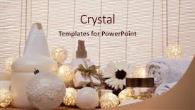  Presentation with year still life christmas - PPT theme enhanced with spa still life with cosmetic background and a lemonade colored foreground
