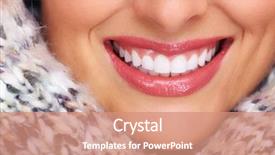  Presentation with health hope healing - Amazing presentation having cosmetic dentistry - beautiful woman smile dental health backdrop and a coral colored foreground