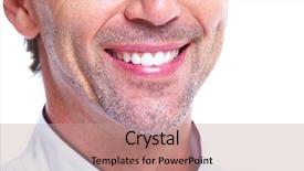  Presentation with muesli yoghurt and berries healthy - Amazing presentation theme having cosmetic dentistry - smile healthy teeth isolated backdrop and a  colored foreground