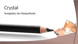  Presentation with cosmetic - Cool new PPT layouts with beauty fashion portrait of a brunette portrait of a girl in low key backdrop and a tawny brown colored foreground