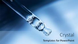  Presentation with serum - Amazing slide set having cosmetic-pipette-with-hyaluronic-acid backdrop and a light blue colored foreground