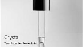  Presentation with acid - Cool new slides with cosmetic-pipette-with-hyaluronic-acid backdrop and a light gray colored foreground