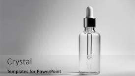  Presentation with serum - Theme enhanced with cosmetic-pipette-with-hyaluronic-acid background and a light gray colored foreground