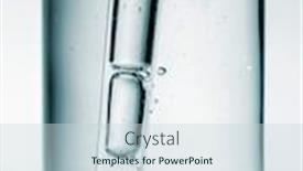  Presentation with serum - Colorful slide set enhanced with cosmetic-pipette-with-hyaluronic-acid backdrop and a sky blue colored foreground