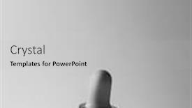  Presentation with pipette - Slide set featuring cosmetic-pipette-with-hyaluronic-acid background and a light gray colored foreground