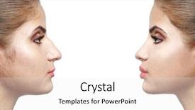  Presentation with cosmetic surgery - Colorful PPT layouts enhanced with  backdrop and a  colored foreground