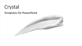  Presentation with face scrub cream - Colorful presentation design enhanced with cosmetics - facial cream sample isolated backdrop and a white colored foreground