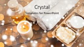  Presentation with cosmetics natural - Slide deck featuring cosmetics and wellness concept - soap background and a lemonade colored foreground