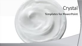 Presentation with cream - Colorful slides enhanced with cosmetics cremes - jar with hand cream backdrop and a light gray colored foreground